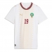 Fotballdrakt Dame Marokko Youssef En-Nesyri #19 Bortedrakt VM 2026 Kortermet